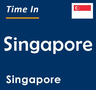 singapore time now in utc
